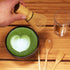 BambooMN Matcha Whisk Set - Golden Chasen (Tea Whisk), Chashaku (Hooked Bamboo Scoop), Deep Scoop, Tea Spoon - 2 Sets...