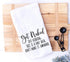 Handmade Funny Bathroom Towel - 100% Cotton Funny Flour Sack Hand Towel, Get Naked Just Kidding - 28x28 Inch Perfect for Hostess Housewarming Chri...