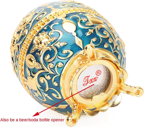 Gorgeous Automatic Toothpick Holder with Bottle Opener, Hand Press Retractable Retro Toothpick Dispenser Toothpicks Case Can Box Container for Kit...