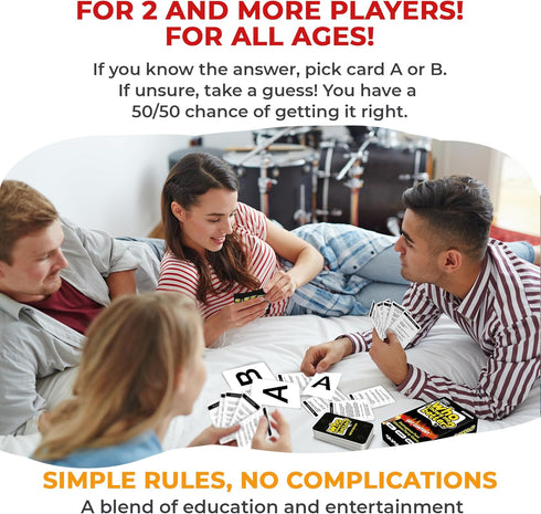 QUOKKA Fun Card Board Game for Adults - Bachelorette Party Game - 500 Questions | Never Ever | What You Rather | Know Your Friends' Dark Sides...