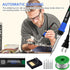 Soldering Iron Kit, 90W LED Digital Soldering Kit with Ceramic Heater, 110V Solder Iron Welding Tools with Smart Temperature Control, Auto Sleep &...