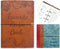 Blank Recipe Book To Write In Your Own Recipes,5.6 X 8.2 Recipe Ring Binder with PU Leather Cover,Recipe Journal with 160 Recipes (brown)...