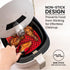 Reusable Air Fryer Liners 3 Pack for 3-5QT or Bigger - 7.5" Square Silicone Airfryer Liner - Easy to Clean Air Fryer Accessories As Seen on the To...