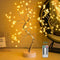 20” 108LED Fairy Sparkly Tree Lamp with Remote Control, USB&3AA Powered 8 Modes, DIY Bonsai Artificial Tree Lights, Fairy Spirit Tree Light for Be...