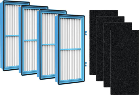 Nispira AER1 Filter Replacement for Holmes Air Purifier HAPF30AT HAP242-NUC Total Air 4 HEPA 4 Carbon Booster, Remove Odor Smoke VOCs 1.2 x 10 x 4...