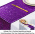 ShinyBeauty 12x72-Inch-Purple-Sequin Table Runner with Tassel for Dining Decoration-Sequin Dresser Scarves for Wedding Event (Purple)...