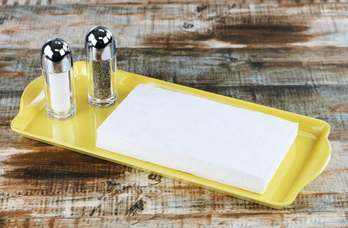 Calypso Basics Plastic Tidbit Melamine Sandwich Tray, Lemon...