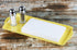 Calypso Basics Plastic Tidbit Melamine Sandwich Tray, Lemon...