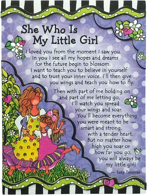 Blue Mountain Arts Daughter Magnet with Easel Back—Birthday, Holiday, Graduation, or "I Love You" Gift from a Mom by Suzy Toronto, 4.9 x 3.6 Inche...