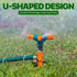 U Shape Garden Stakes 50 Packs 4 Inch 11 Gauge Irrigation Tubing Stakes, Heavy Duty Galvanized Landscape Staples for Tube, Lawns, Landscape Fabric...