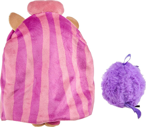 Monster High Plush Doll Set, Ghoul N Go Clawdeen Wolf 6.5-inch Plushie with Pet Dog Crescent and Kid-Sized Backpack...