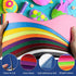 Morcheiong 12 Pcs Self Adhesive Felt Sheet Soft Felt Sheets with Adhesive Backing for Art Project and Sewing DIY Craft(11.8"x7.9"/30x20cm)- Navy B...