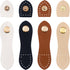 Joez Wonderful 4 Sets Leather Snap Buckles Snap Button Closure, Sew On Leather Purse Closure Fasteners for Leather Purse Wallet Bags Cell Phone Ca...