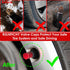 Red Auto Tire Valve Stem Caps: Tire Air Pressure Caps, Universal Schrader Valve Cap for Car Bike Truck Motorcycles...