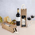 Peohud 3 Pack Burlap Wine Bottle Bags, Jute Wine Gift Bag with Window and Handle, Reusable Wine Carrier Tote Bags for Wedding Birthday Party Chris...
