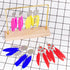 SUNNYCLUE 1 Box DIY 8 Pairs Bohemia Colorful Long Feathers Dangle Hook Earring Making Kit Jewelry Findings Making Crafts for Women, Antique Silver...