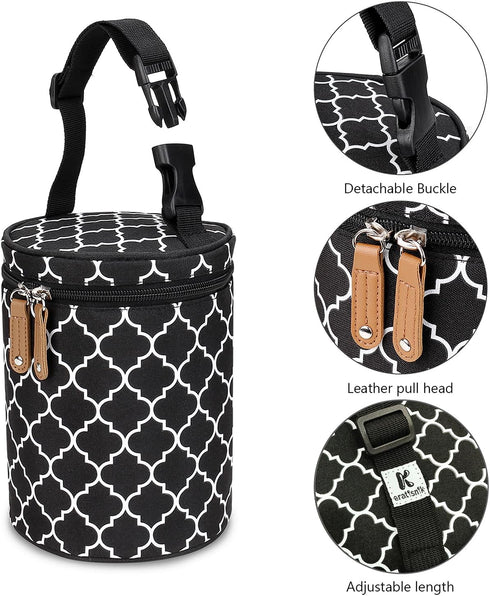 Dog Food Travel Bag, Kibble Carrier for Dogs Leakproof Food Storage Container Weekend Dog Travel Bag for RV Road Trips, Camping, Travel and Everyd...
