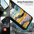 Galaxy A23 5G Phone Case for Samsung Galaxy A23 5G Case Tempered Glass Black Cover with Mountain Forest Landscape Design for Women Men Anti-Scratc...