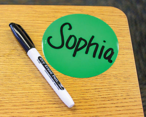 Spot On Dry Erase Desktop Writing Spots Colorful Circles 4", 1 Count (Pack of 1)...
