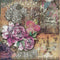 40 Count Decoupage Paper Napkins Beach,Designed Vintage Flowers Prints Cocktail Napkins,Serviettes Napkins for Wedding,Dinner and Party,Napkins Pa...