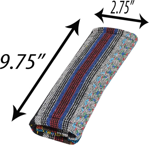 New Universal Baja Blanket Seat Belt Shoulder Pads 9.75" x 2.75" Pair...
