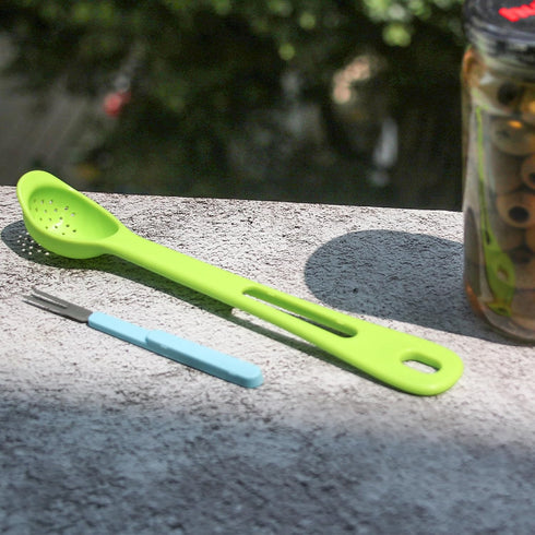 pickle forks 2 pieces Olive Spoon, pickle picker Jar Spoon and Fork Set, for Kitchen Olives Cans, Onions, Cucumbers, Slotted Spoon...