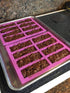 Large Rectangle Silicone Mold 2 PCS 8-Cavity Granola Bar Nutrition Cereal Bar Moulds Baking Pan for Energy Bar Chocolate Truffles Muffin Brownie C...