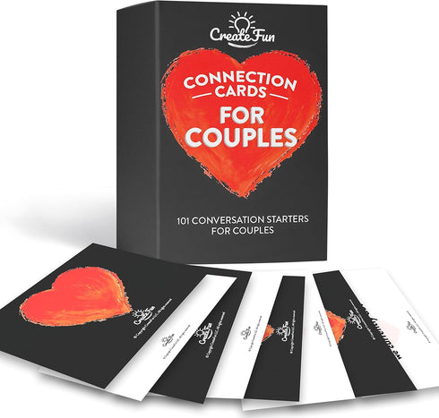 Conversation Cards for Couples - 101 Couples Conversation Starter Cards - Conversation Starter and Question Cards for Engaging and Thought-Provoki...