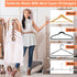 Closet Organizers and Storage, Sturdy Space Saving Hanger for Heavy Clothes, Upgraded Cascading Hangers, Magic Closet Organization Clothes Hangers...