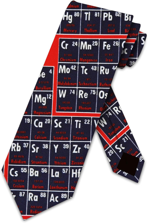 Three Rooker Periodic Table Neckties Chemistry Ties Science Tie Mens Neck tie...