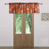 Greenland Home Astoria Semi-Sheer Window Valance – Decorative Treatment for Living Room, Bedroom, or Kitchen, 84 W x 19 L, Spice...
