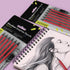 ITODA Professional Charcoal Pencils Drawing Set, Sketch HB, 2B, 4B, 6B, 8B, EE Blending Coloring Book Pencils Graphite Pro Artist Students Beginne...