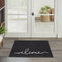 Welcome Mats for Front Door Outdoor Indoor Non Slip Doormat Super Absorb Mud Easy to Clean Entrance Mats for Home,Patio,High Traffic Areas Black...