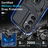 Janmitta for Samsung Galaxy A55 5G Case Built in Slide Camera Lens Cover+Screen Protector+Finger Ring Holder Kickstand,Heavy Duty Shockproof Full ...