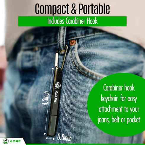 Adre Garden Tool Blade Sharpener – Professional Carbide Knife Sharpener for Gardening Tools, Pruning Shears, Scissors – Tungsten Sharpener with Ca...