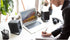 Kanto S2 Tilted Desktop Speaker Stands for Small Speakers & Compact 2”-3” Studio Monitors | Supports 6 lbs | Damping Foam Padding | Pair | Black...