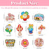 AXEN 60PCS Embroidered Iron on Patches DIY Accessories, Random Assorted Decorative Patches, Cute Sewing Applique for Jackets, Hats, Backpacks, Jea...