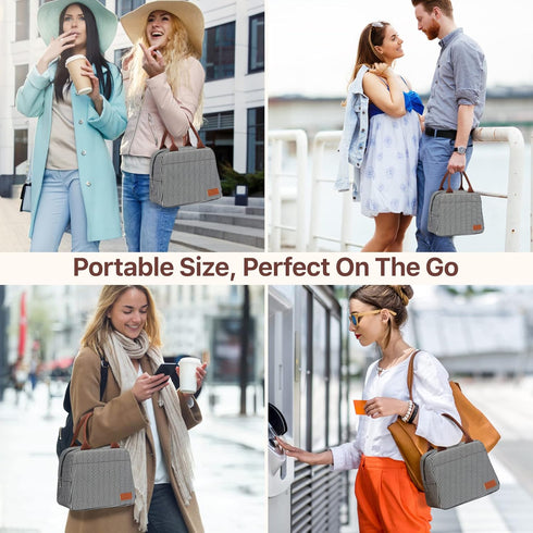 Bagseri Insulated Lunch Bag Women - Lunch Bag for Women Men Reusable Lunch Box Leakproof Thermal Cooler Sack Food Handbags Case High Capacity for ...
