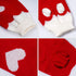 Pet Dog Knitted Sweaters Knitwear Turtleneck Pajamas Soft Winter Warm Puppy Valentine Clothing Christmas Clothes Heart Doggie Apparel for Cats Dog...