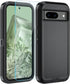 for Google Pixel 8A Case, with Belt Clip,Tempered Glass Screen Protector, Heavy Duty Shockproof Drop Protective Rugged Tough Durable Phone Cover (...