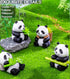 Fairy Garden Accessories,8pcs Panda Figurines Fairy Garden Kit- for DIY Fairy Garden,Patio, Lawn, Micro Landscape, Yard Bonsai Decals and Also for...
