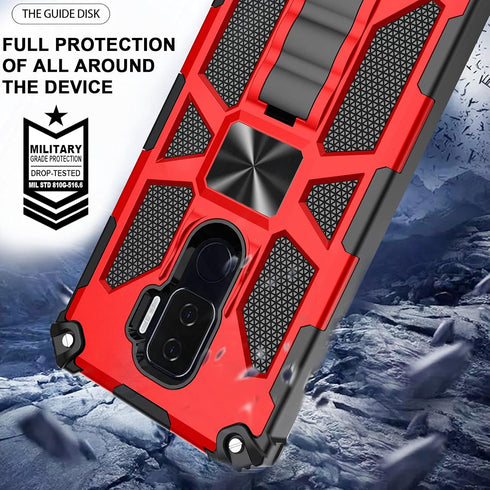 Ailiber for Cricket Influence Phone Case, AT&T Maestro Plus (V350U) Case with Screen Protector, for Magnetic Car Mount, Kickstand Holder, Shockpro...