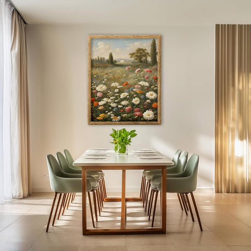 Posterizer 1 pcs-floral- plants design for nature lovers-oil painting style 11-Floral & Botanical Art-Landscape & Nature Art-Decor for Home & Offi...