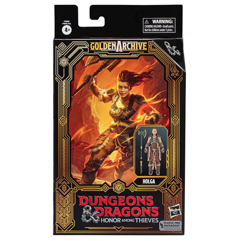Dungeons & Dragons Honor Among Thieves Golden Archive Holga Collectible Figure 6-Inch Scale D&D Action Figures...