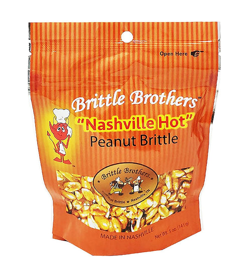 Brittle Brothers Nashville Hot Peanut Brittle - 5 oz. Bag...