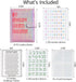 100 Envelopes Money Saving Challenge Binder, Save 5050 Dollars 100 Day Envelope Challenge Binder with 100 Cash Envelopes, Tracker, and Stickers...
