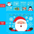 Joy Bang 300 Pcs Christmas Window Clings, Winter Snowflake Window Stickers, Holiday Window Decals, Xmas Santa Christmas Tree Window Decor for Home...