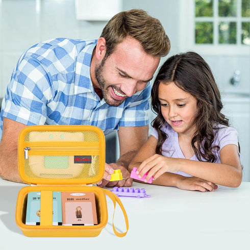 Kids Toddler Talking Flash Cards Learning Toys Carrying Case for Kuovei/QuTZ/Startcan/Aullsaty/KOKODI/Fibevon Speech Therapy Autism Sensory Toys,M...