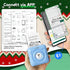 A6 Mini Printer, Portable Thermal Printer, Mini Sticker Printer, Bluetooth Connected Phone, Compatible with iOS and Android, Printable Labels, Rec...