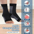 Compression Plantar Fasciitis Socks Ankle Compression Sleeve Heels Arch Supports & Heel Pain Relief Ankle Supports for Men and Women (Black, XX-La...